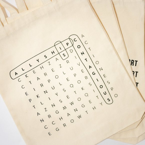 Tote Bag "Allyship Is Contagious" - Picture 4 of 5